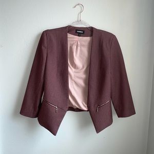 Express Maroon Blazer